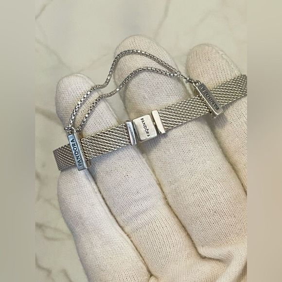 PANDORA Reflexions Mesh Bracelet Set - 4 Pieces - Picture 8 of 12